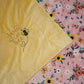 30x38 embroidered minky baby blanket bee