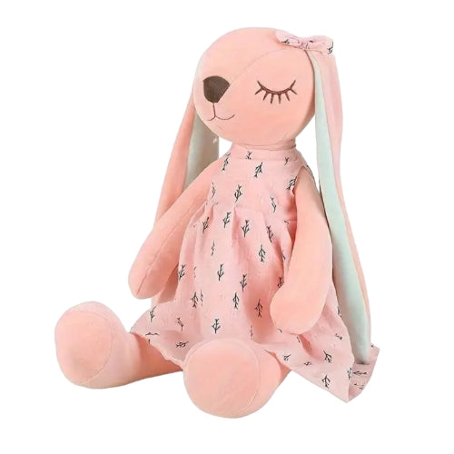 14" cuddle stuffed bunny with embroidery